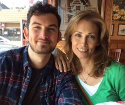 Ingrid Hajek with her son Alexander James Caan
